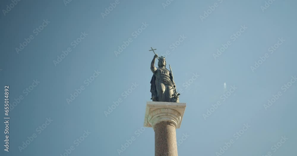Santa Trofimena Statue in Minori, Amalfi Coast Santa Trofimena Statue in Minori, Amalfi Coast