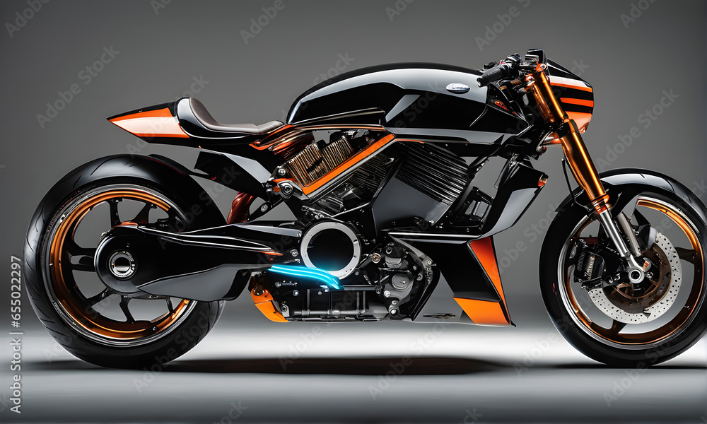 Modern new motorcycle concept