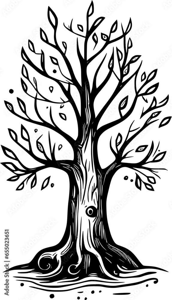 Obraz premium tree cartoon
