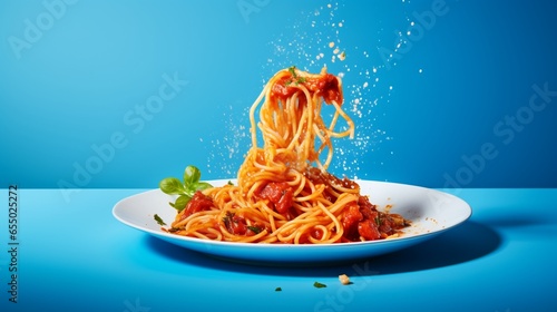 spaghetti with tomato sauce © Noreen