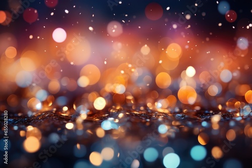 Light bokeh themed background stock photo