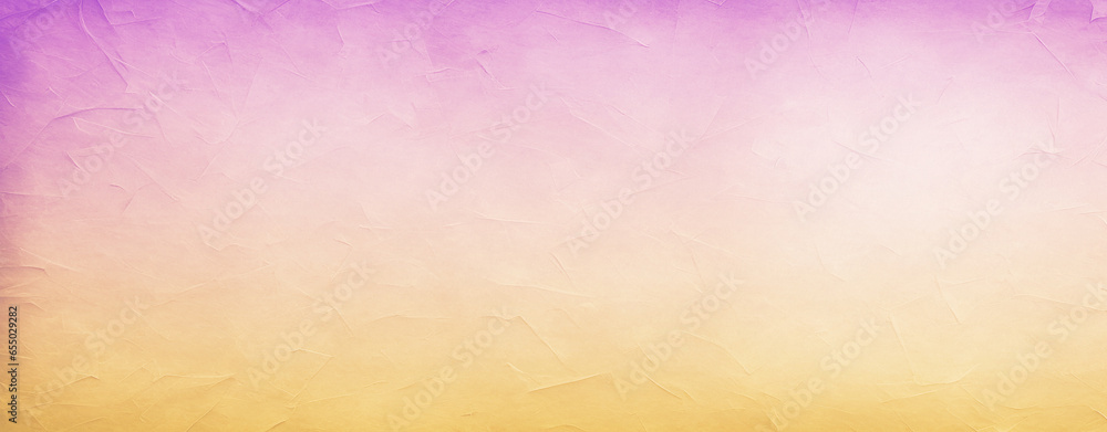 紫から黄色への淡いグラデーション、テクスチャ―背景素材