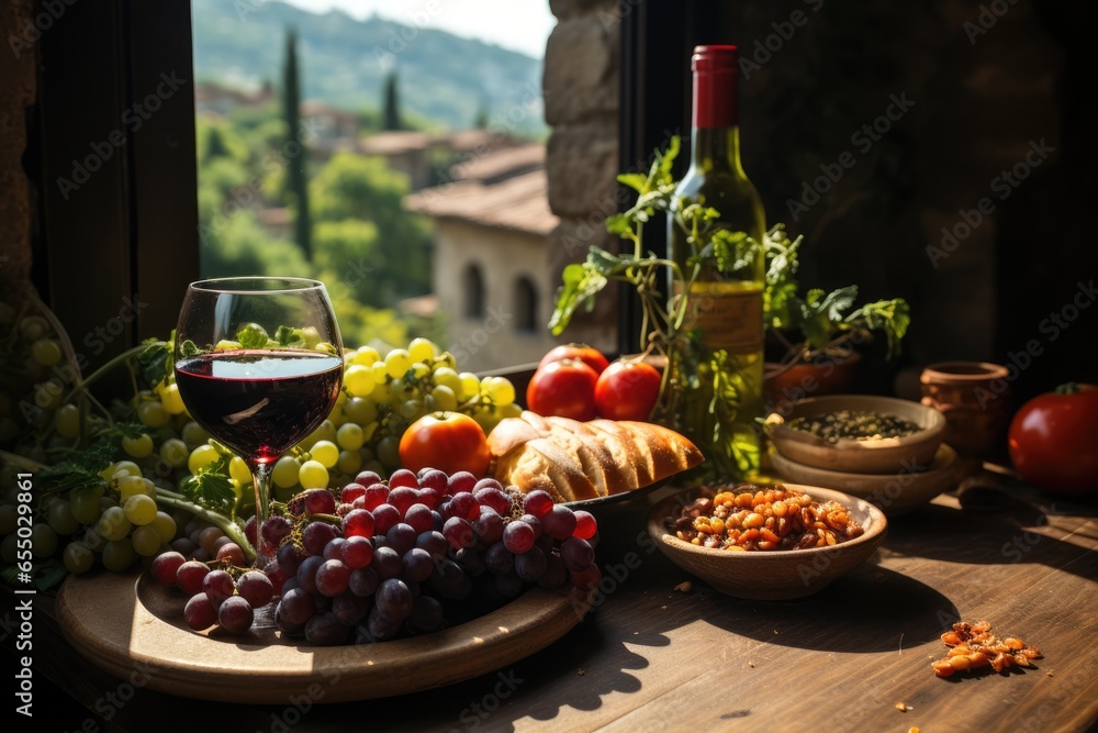 Tuscany themed background stock photo Tuscany themed background stock photo