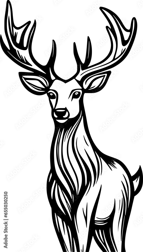 Fototapeta premium deer cartoon