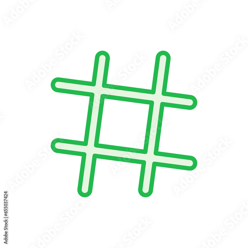 Hashtag icon set. hashtag symbol