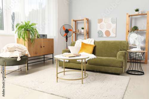 Interior of stylish living ...