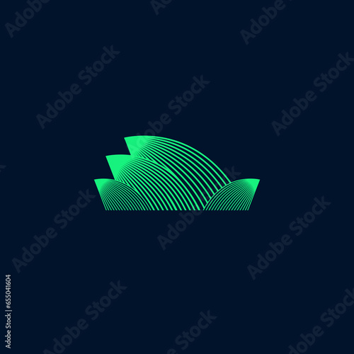 sydney abstract design logo 