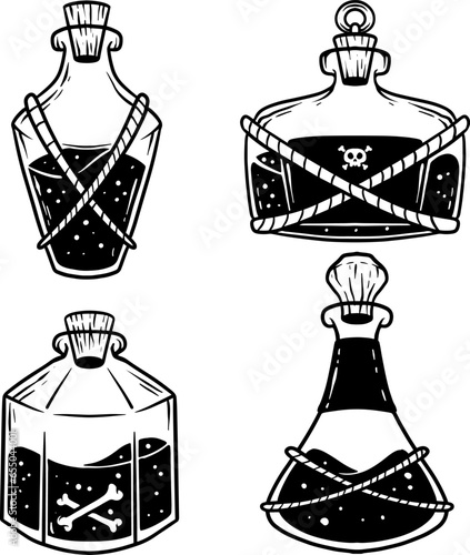 Set of Potion Bottle