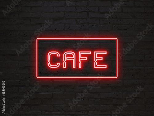CAFE のネオン文字