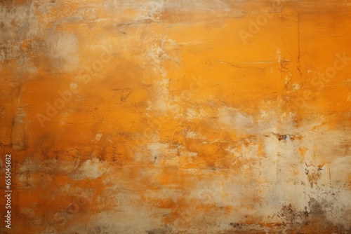 Wallpaper Mural vibrant orange painted surface with playful scratches, solarization charm, Generative AI Torontodigital.ca