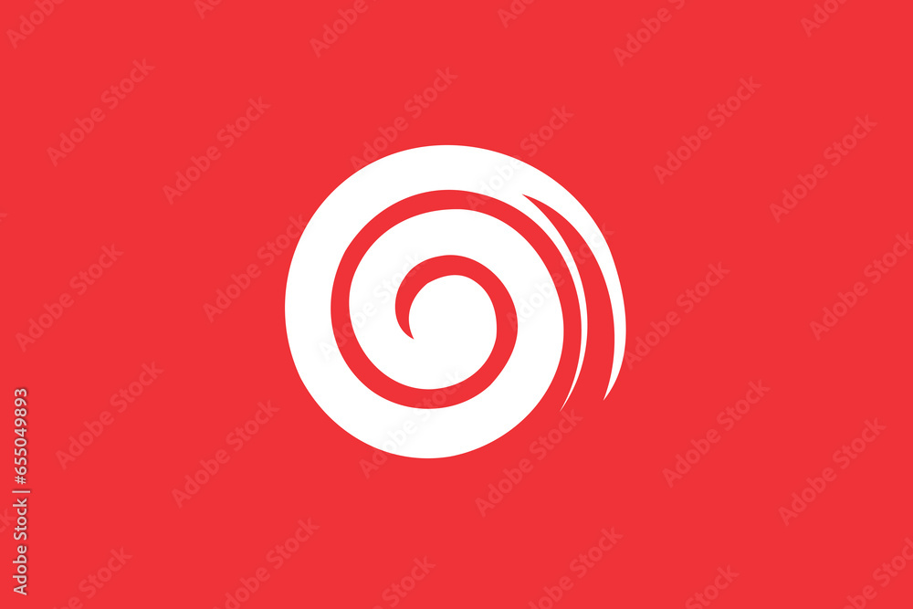 Abstract letter o twist trendy vector logo design Abstract letter o twist trendy vector logo design