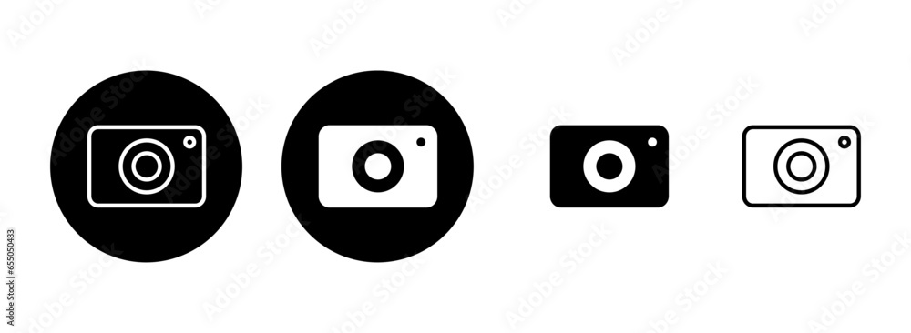 Camera icon set illustration. photo camera sign and symbol. photography icon. Camera icon set illustration. photo camera sign and symbol. photography icon.