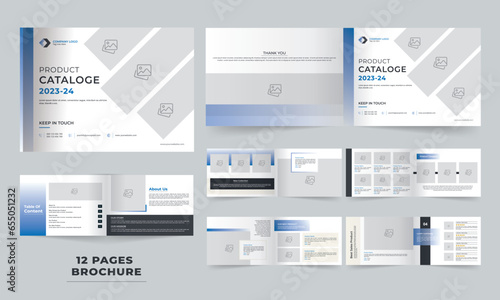 modern and customizable landscape product catalog and product catalogue design template Use for business