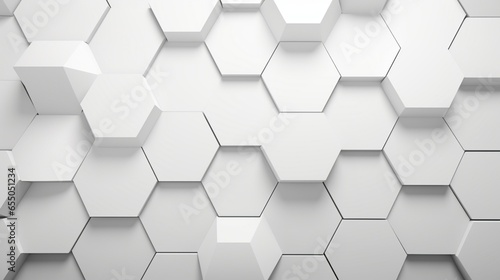 White Hexagonal Background. Luxury White Pattern. Vector Illustration. 3D Futuristic abstract honeycomb mosaic white background. geometric mesh cell texture