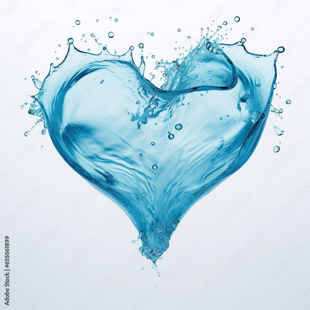 Obraz premium heart of water