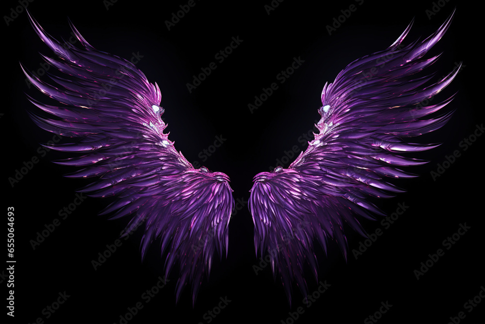 Obraz premium Purple Wings