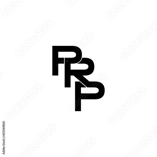 prp lettering initial monogram logo design