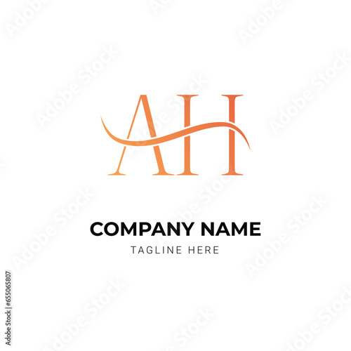 creative monogram luxury letter logo design template