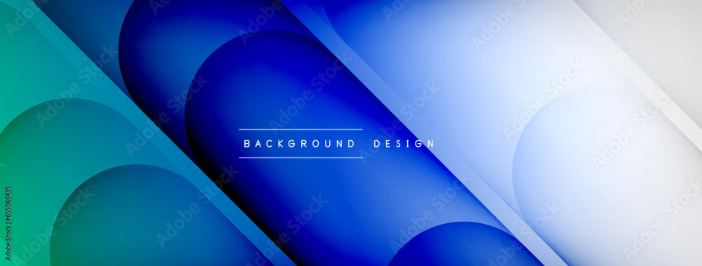 Light geometric abstract background with lines, circles Light geometric abstract background with lines, circles