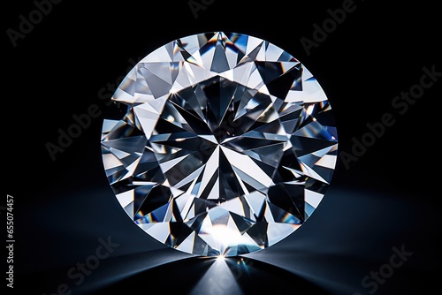 A sparkle diamond displayed on a black background