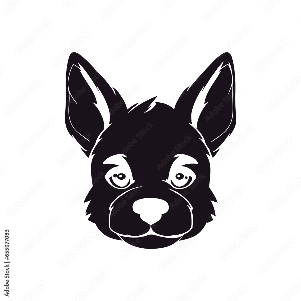 esport dog paws badge icon logo