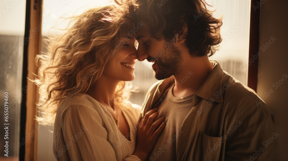 a wealthy young Middle Eastern couple embracing their love story a wealthy young Middle Eastern couple embracing their love story