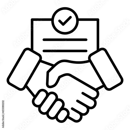 Contract negotiation icon © Logisstudio