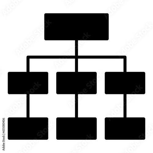 Work breakdown structure icon