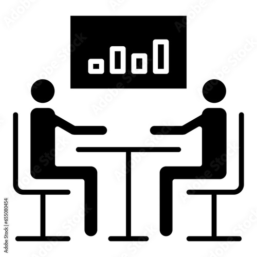Kickoff meeting icon