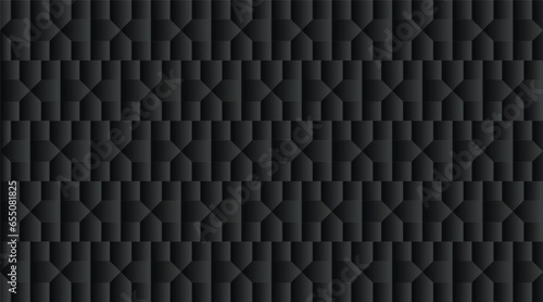 Abstract black geometric background pattern design