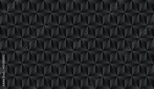 Abstract black geometric background pattern design