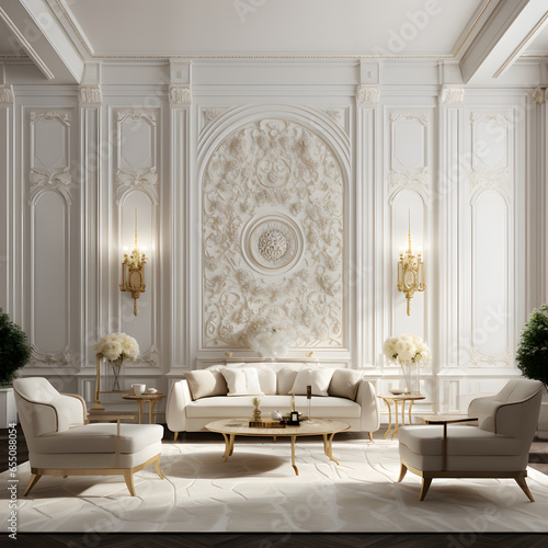 Luxury house interior design © Art
