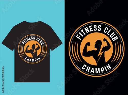 fitness t shirt design 