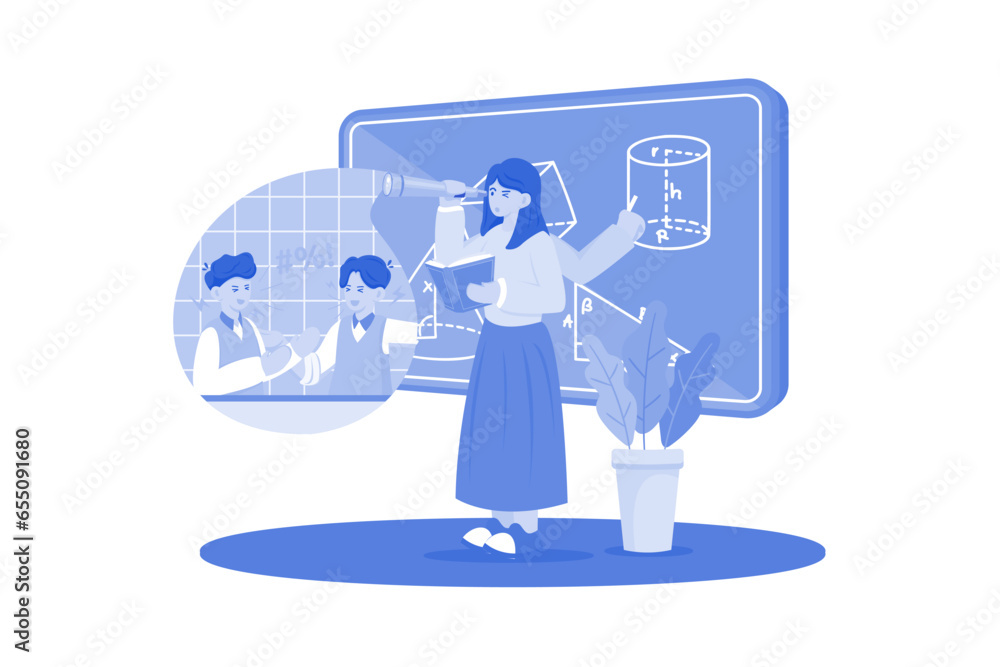 Teacher answers student's questions Teacher answers student's questions