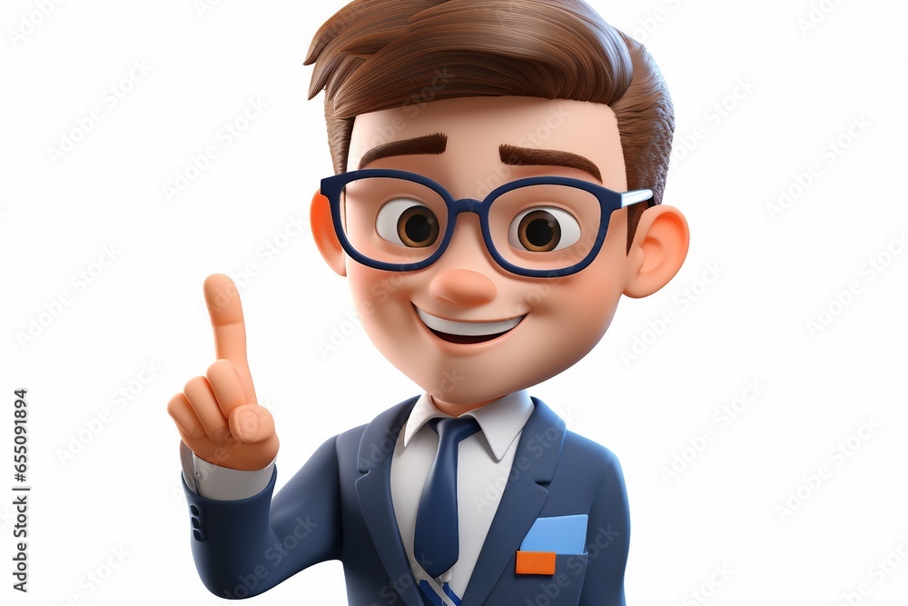 Closing Deals with Confidence Animated Sales Manager Character.