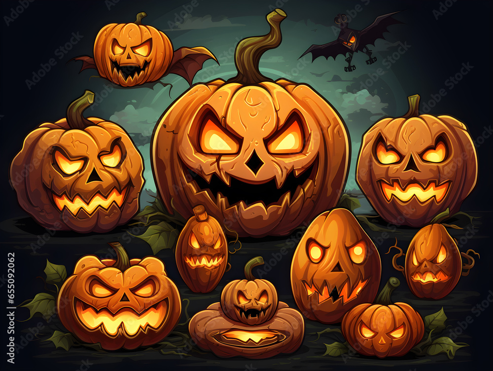 Pumpkins and Jack-o-Laterns Pumpkins and Jack-o-Laterns