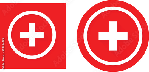 Vector set of health care logos