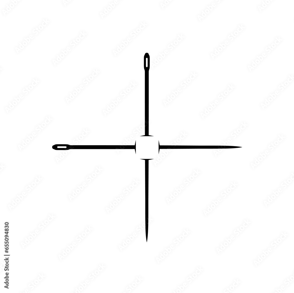 Needle Silhouette, can use for Art Illustration, Logo Gram, Logo Type, Pictogram, Website, Apps, or Graphic Design Element. Vector Illustration Needle Silhouette, can use for Art Illustration, Logo Gram, Logo Type, Pictogram, Website, Apps, or Graphic Design Element. Vector Illustration