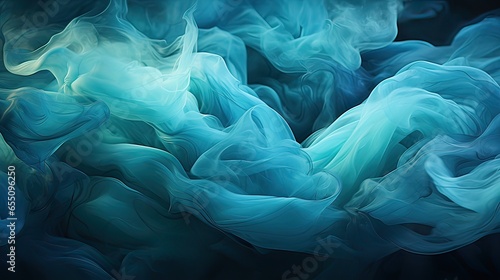 Aqua Smoke, Macro shot , Color Gradient, Background HD