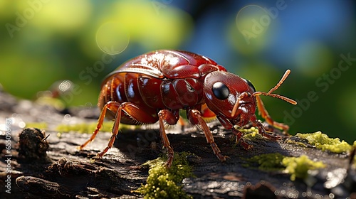 Bedbug, Macro shot , Color Gradient, Background HD © Alex Cuong