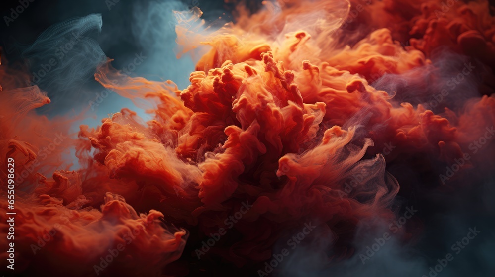 Cardinal Smoke, Macro shot , Color Gradient, Background HD