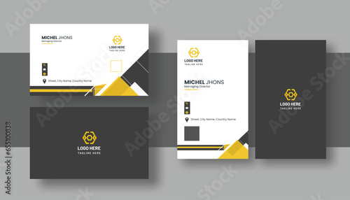 Modern and Creative visiting card design, Professional Business card template, corporate, vector, elegent business card