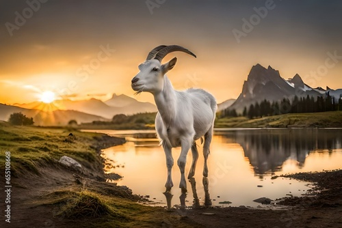 mountain goat in the mountains © sehar