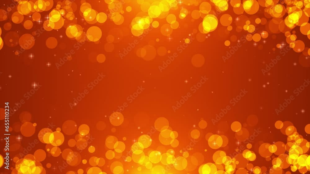 Golden particle bokeh abstract background. Elegant golden abstract background. Seamless loop Golden particle bokeh abstract background. Elegant golden abstract background. Seamless loop