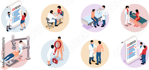 Isometric Health Checkup Compositions