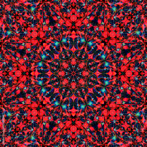 Abstract motion graphics background. Beautiful bright ornament. Multicolor mosaic texture. Abstract kaleidoscope background. Kaleidoscope sequence patterns. Beautiful kaleidoscope seamless pattern.