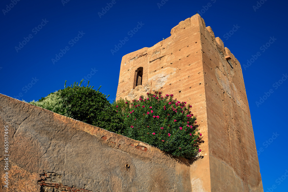 Torreón del Ferro, next to part of the wall that surrounded Guadix, Granada, Andalusia, Spain Torreón del Ferro, next to part of the wall that surrounded Guadix, Granada, Andalusia, Spain