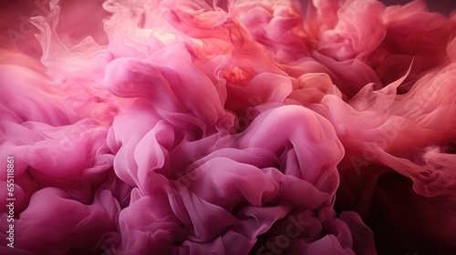 Deep pink Smoke , Macro shot , Color Gradient, Background HD