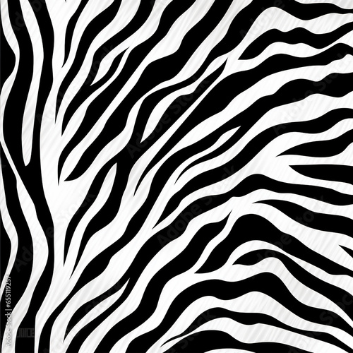 vintage zebra skin print pattern black and white 3