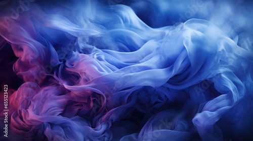 Indigo Smoke , Macro shot , Color Gradient, Background HD